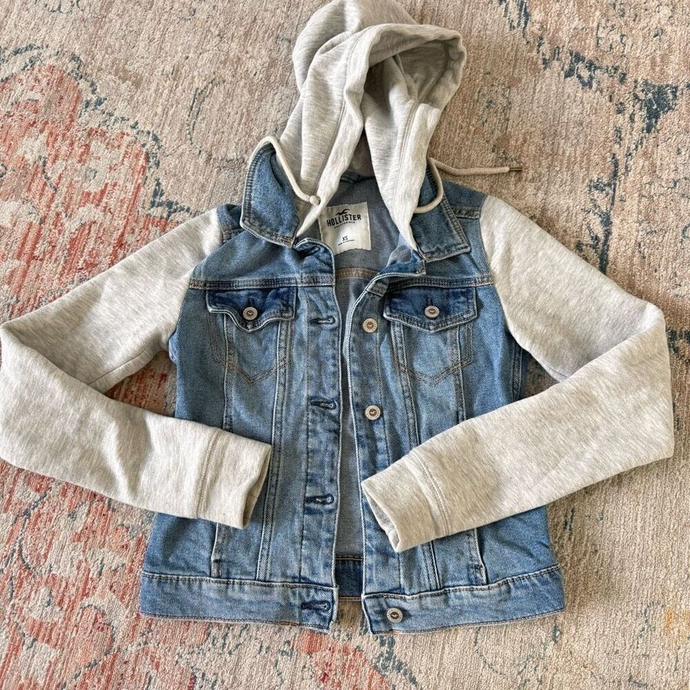 Hollister Hooded Denim Jacket